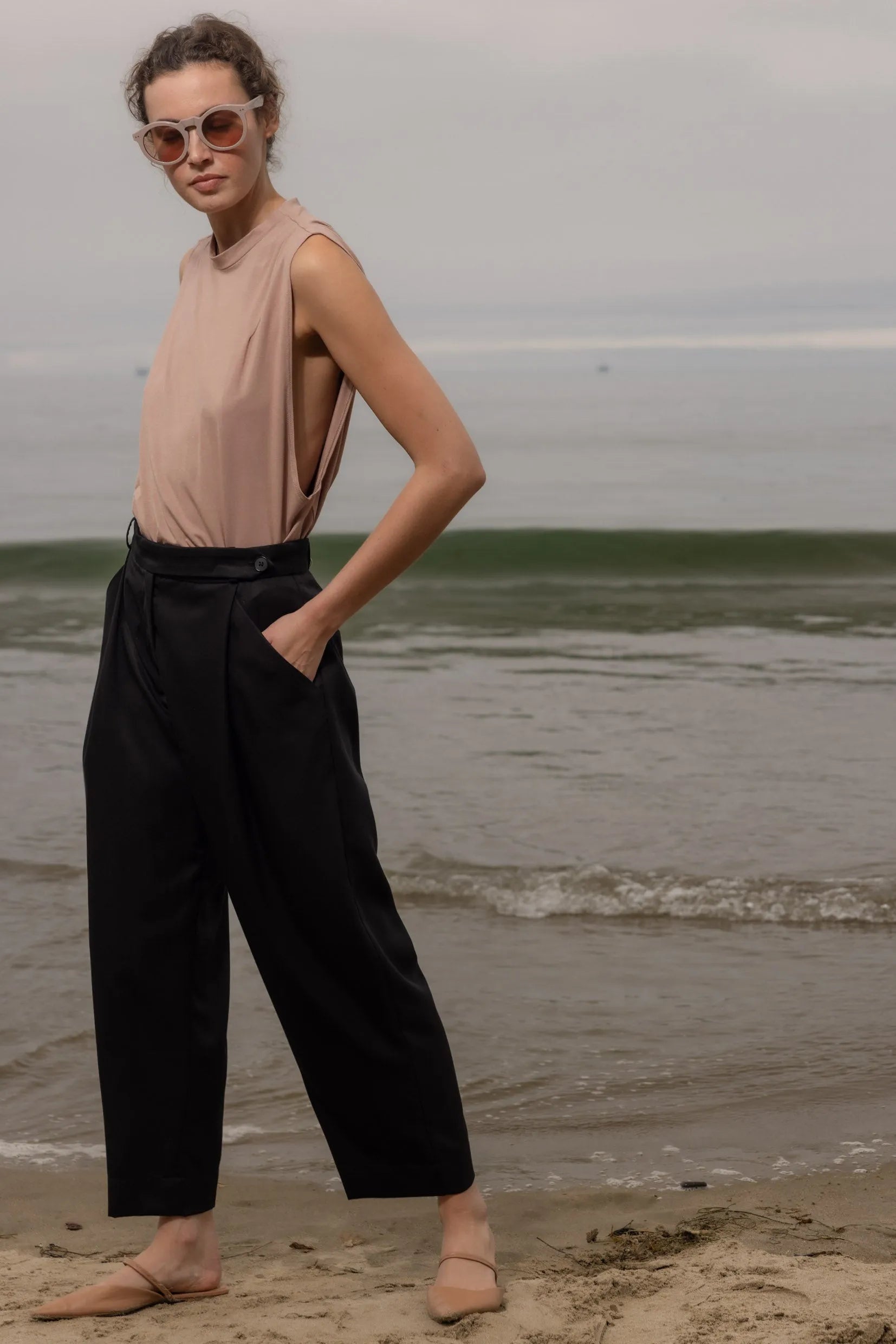 Expat Tank - Nude - Heidi Merrick