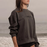 SRF SUMMERLAND Classic Crewneck - Faded Black - Heidi Merrick
