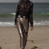 Missive Blouse - Noir Dentelle De Calais