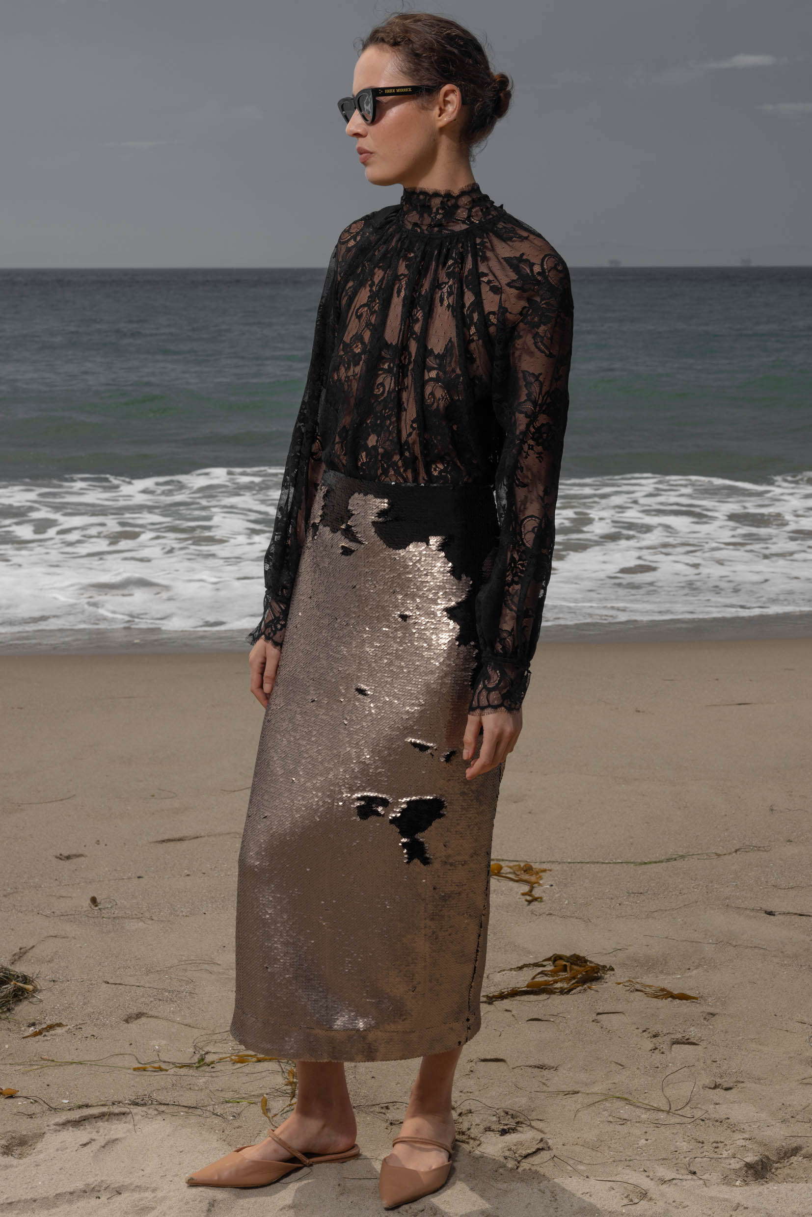 Siren Skirt - Bronze - Heidi Merrick