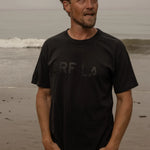 SRF LA Tee - Black on Black - Heidi Merrick