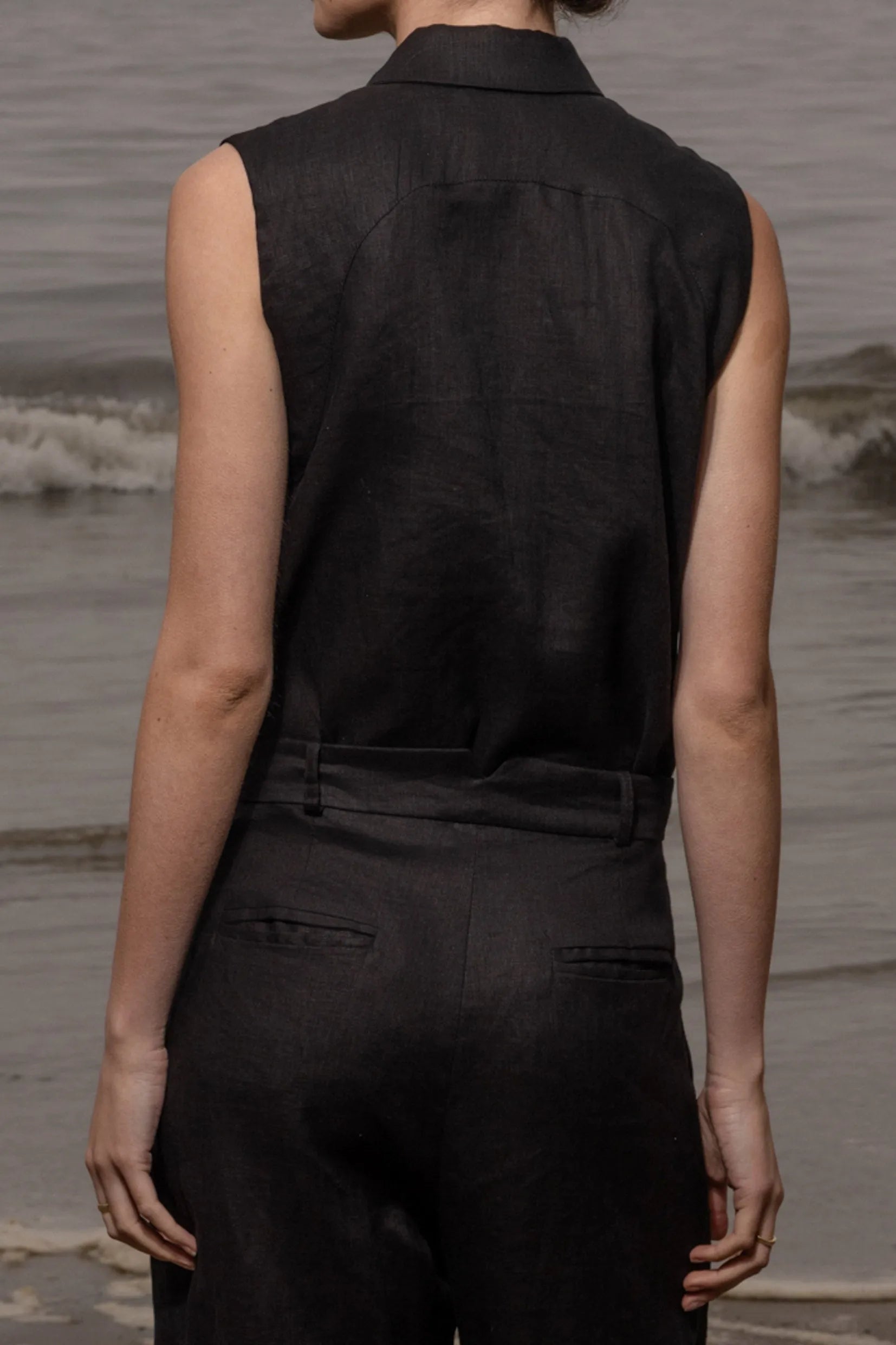 Rosie Top - Noir - Heidi Merrick