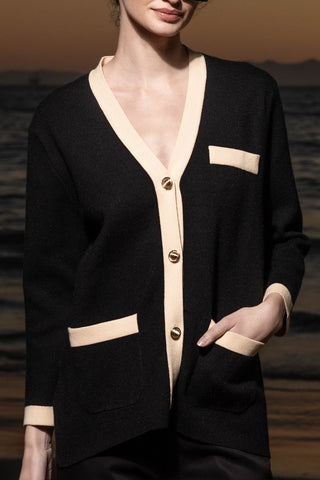 Finny Cardigan - Noir