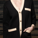 Finny Cardigan - Noir - Heidi Merrick
