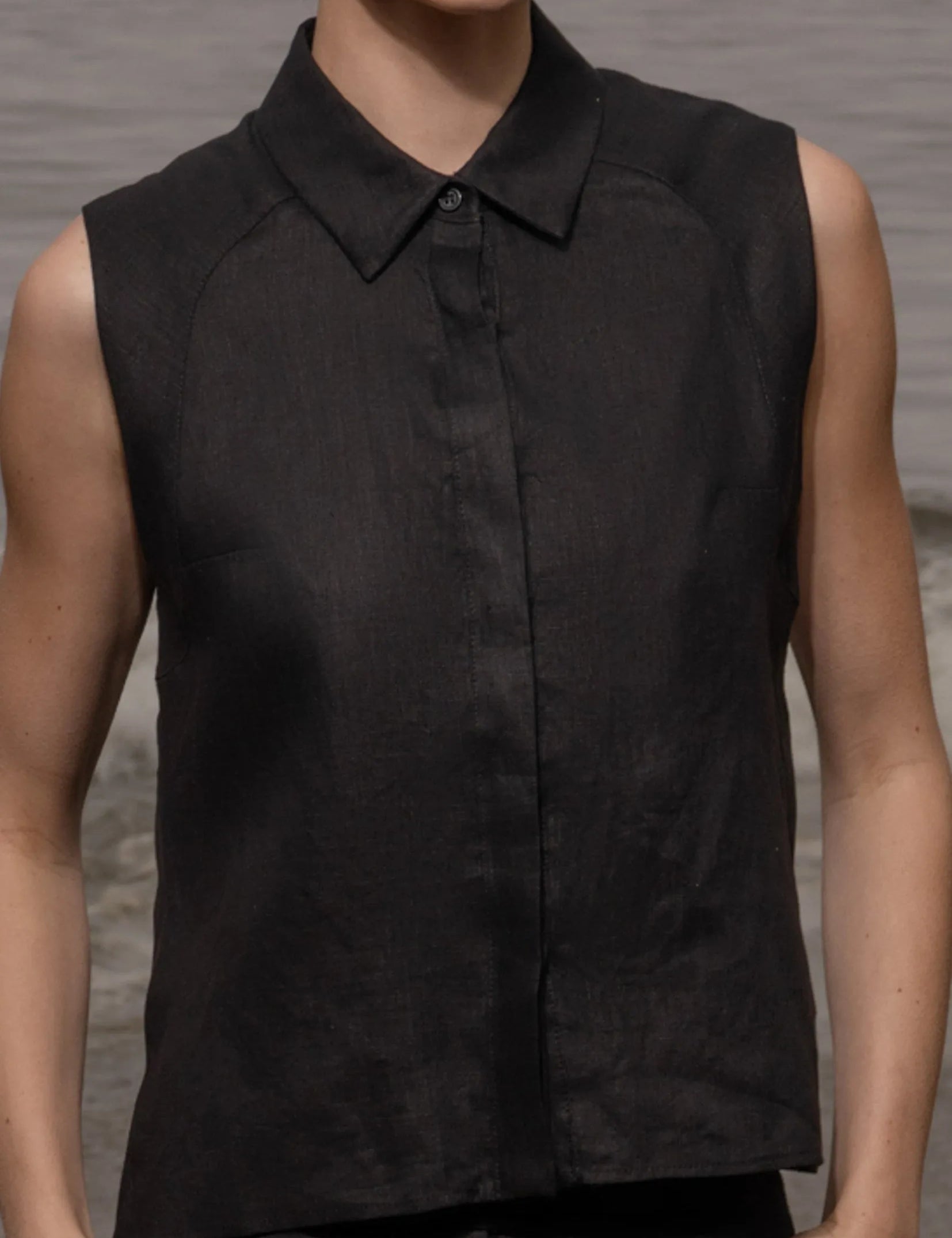 Rosie Top - Noir - Heidi Merrick