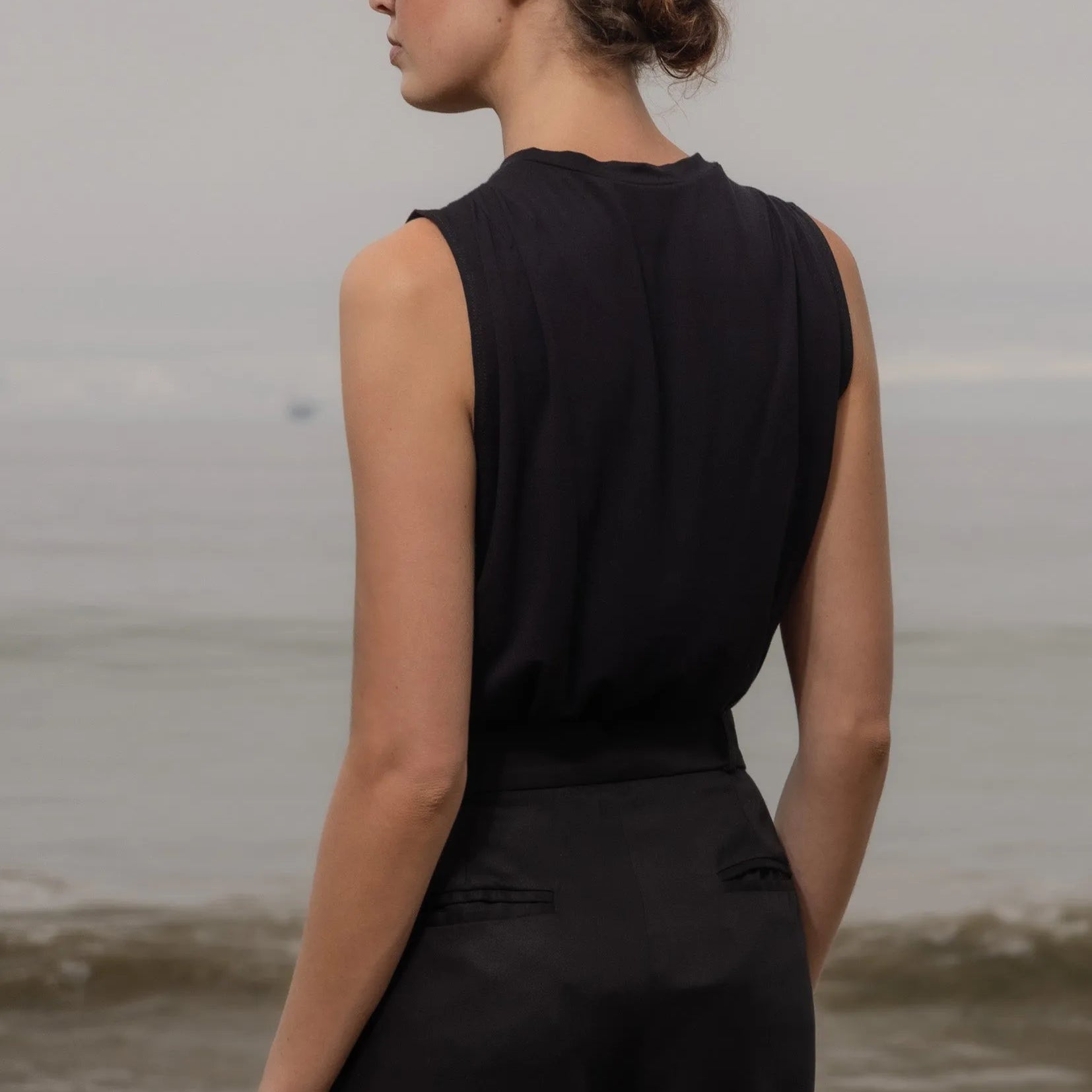 Expat Tank - Black - Heidi Merrick