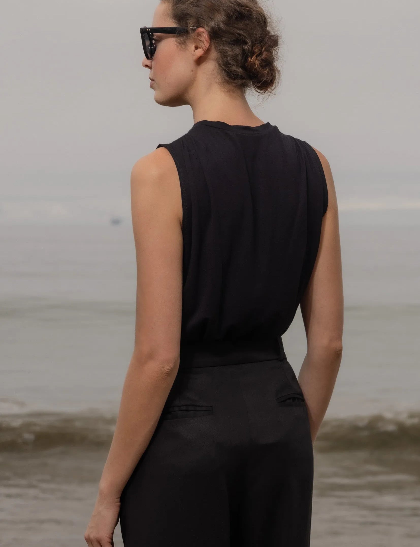 Expat Tank - Black - Heidi Merrick