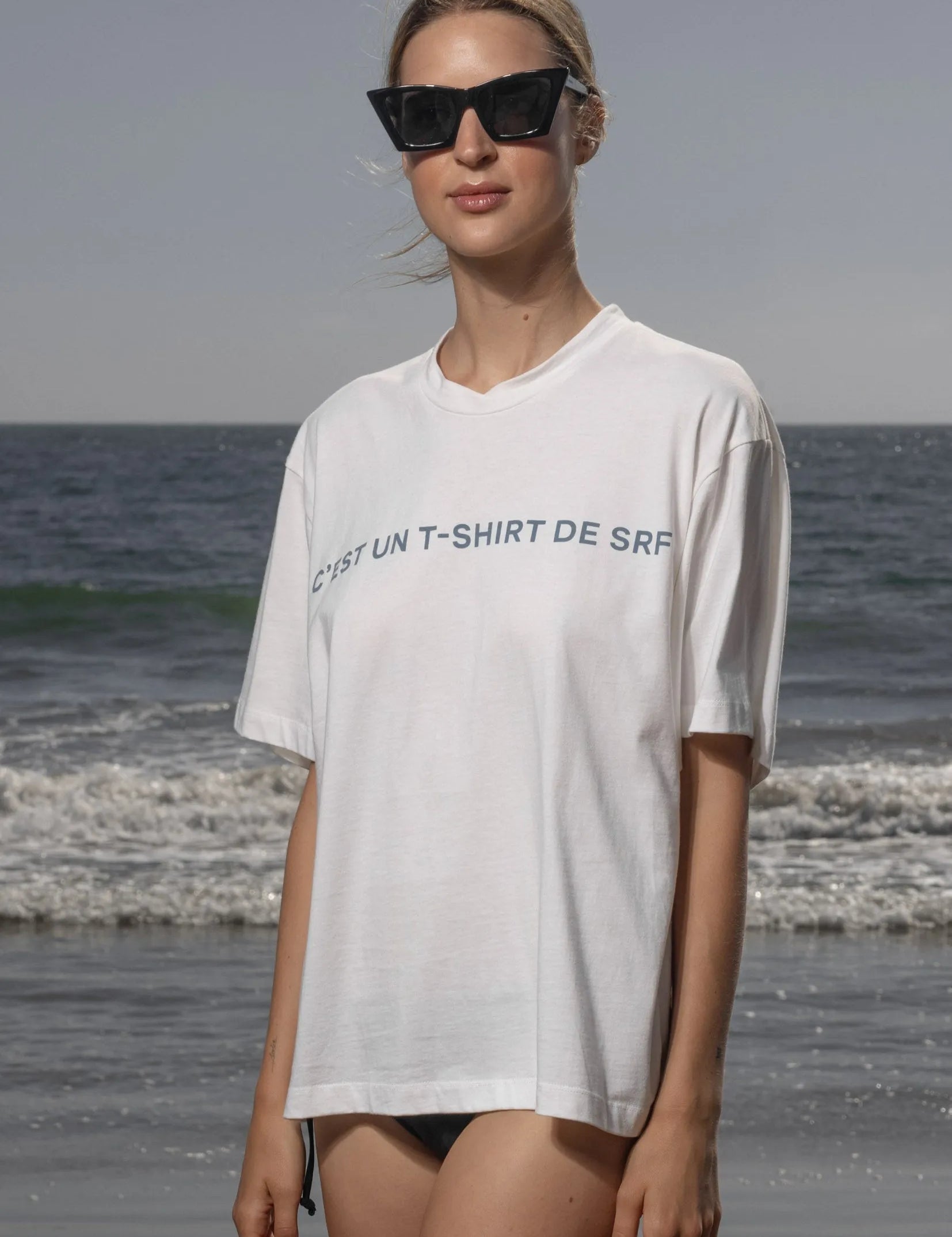 Mustache Tee - C'est Un T-Shirt De SRF - Heidi Merrick