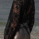 Missive Blouse - Noir Dentelle De Calais