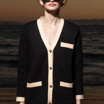 Finny Cardigan - Noir - Heidi Merrick