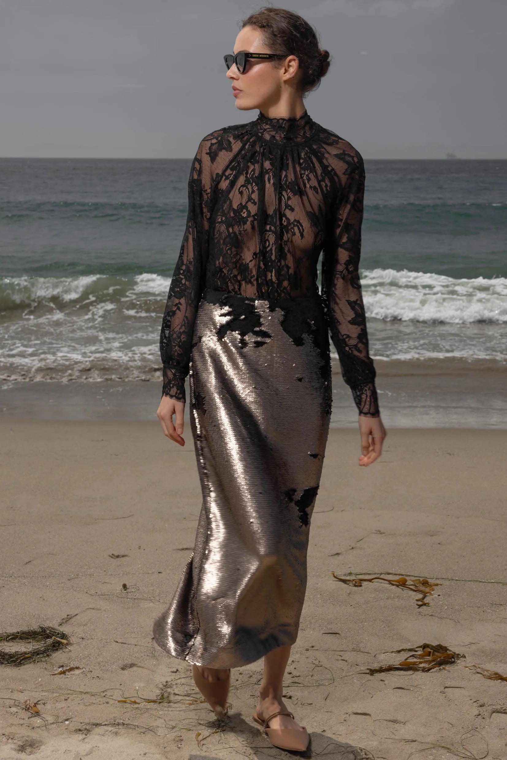 Siren Skirt - Bronze - Heidi Merrick
