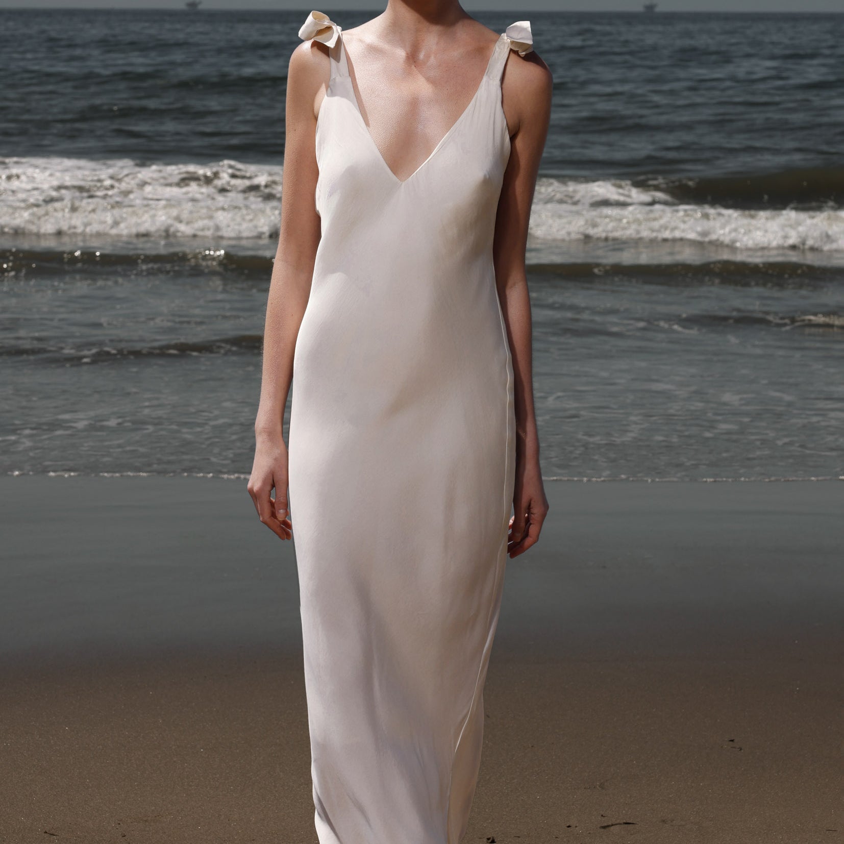 Grace Slip Dress - Cream - Heidi Merrick