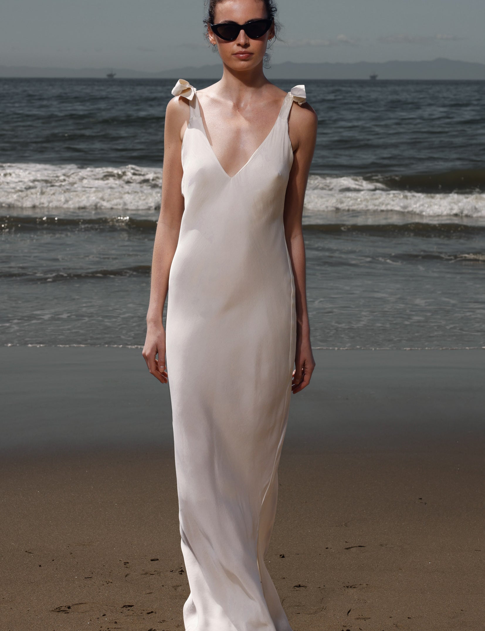 Grace Slip Dress - Cream - Heidi Merrick