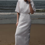 Fauna Dress - Ivory Linen - Heidi Merrick