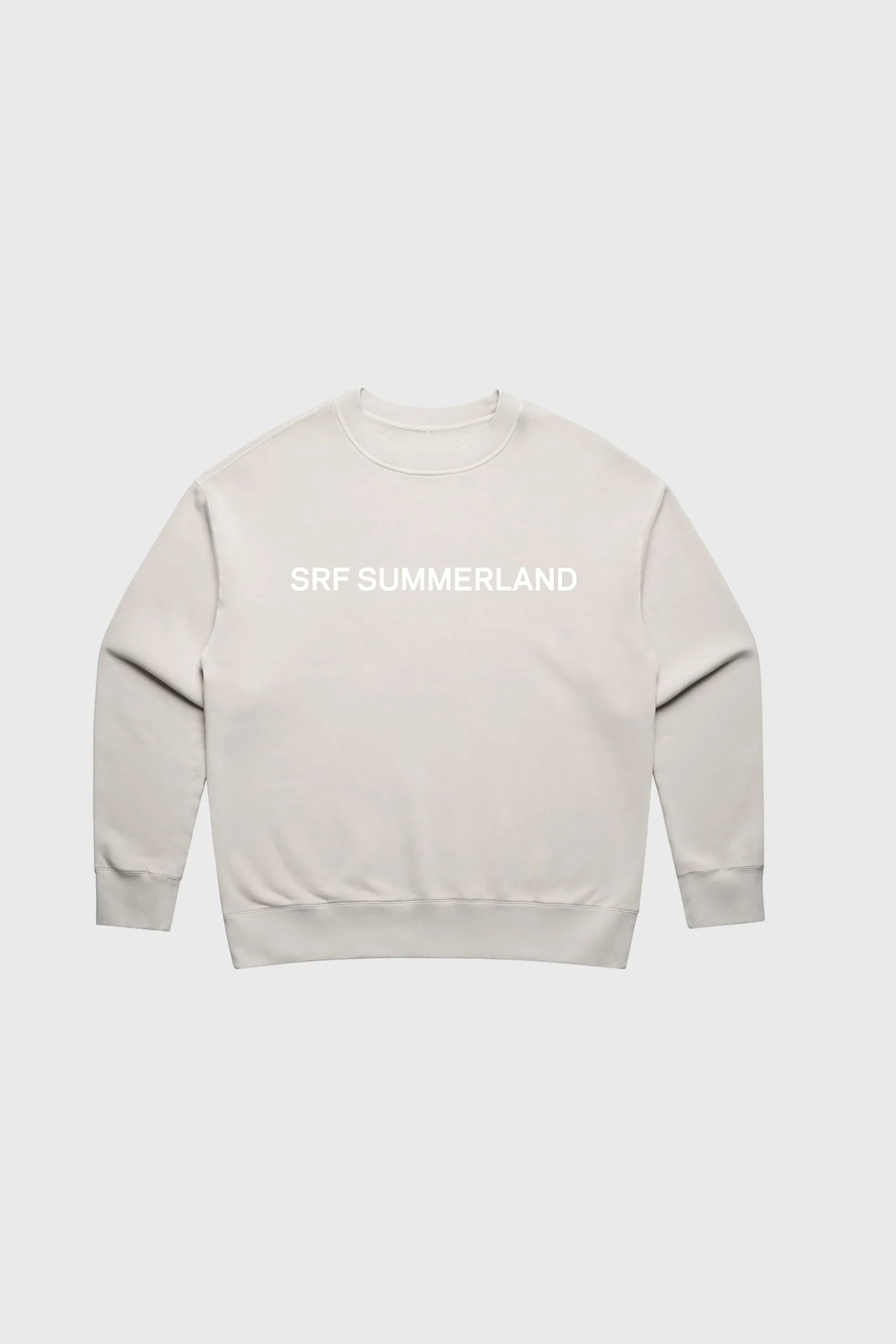 SRF SUMMERLAND Classic Crewneck - Faded Cream - Heidi Merrick