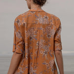 Bali Shirt - Orange Batik - Heidi Merrick