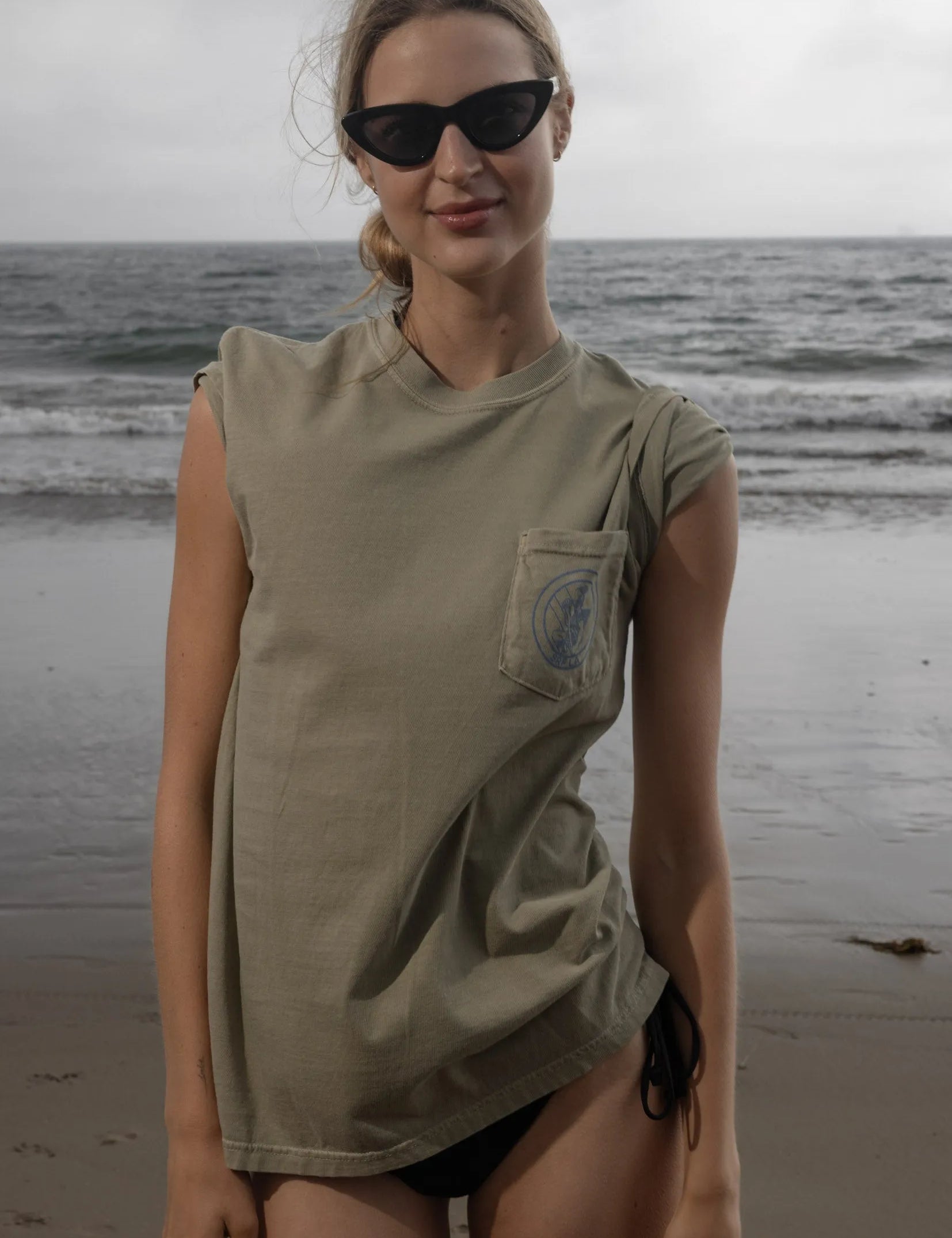 SRF Guy Tee - Dusty Sand - Heidi Merrick