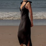 Marion Slip Dress - Black - Heidi Merrick