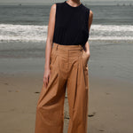 Chaplin Pant - Ticking Stripe - Heidi Merrick