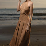 Nysa Dress - Ticking Stripe - Heidi Merrick