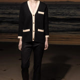 Finny Cardigan - Noir - Heidi Merrick