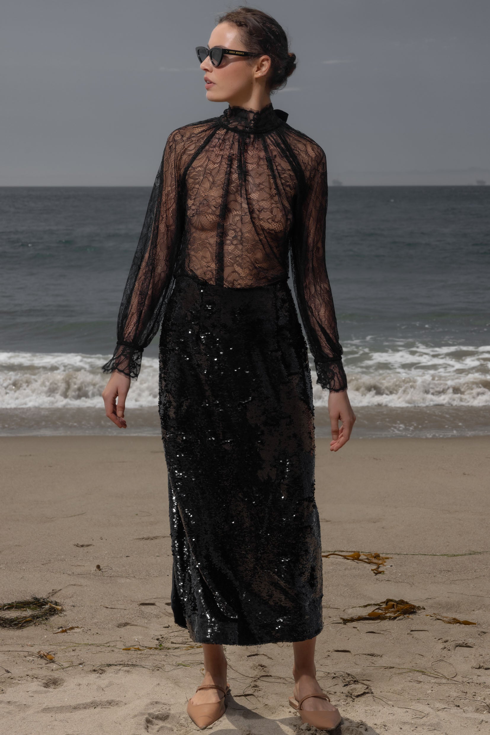 Siren Skirt - Onyx - Heidi Merrick