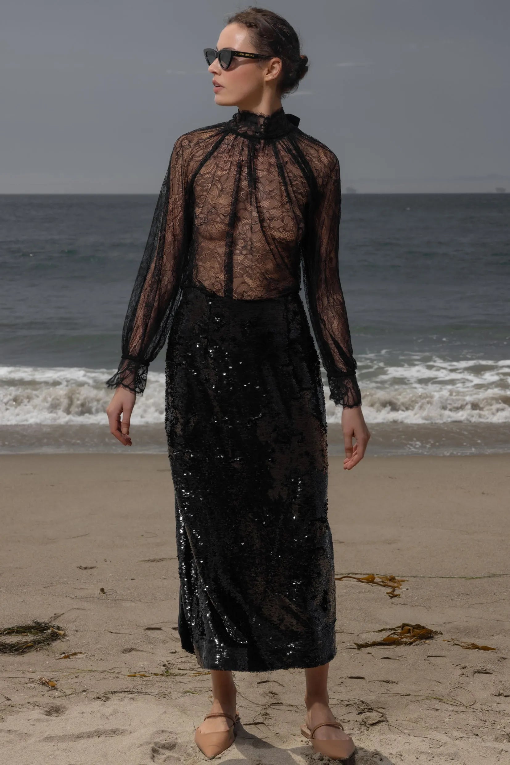 Siren Skirt - Onyx - Heidi Merrick