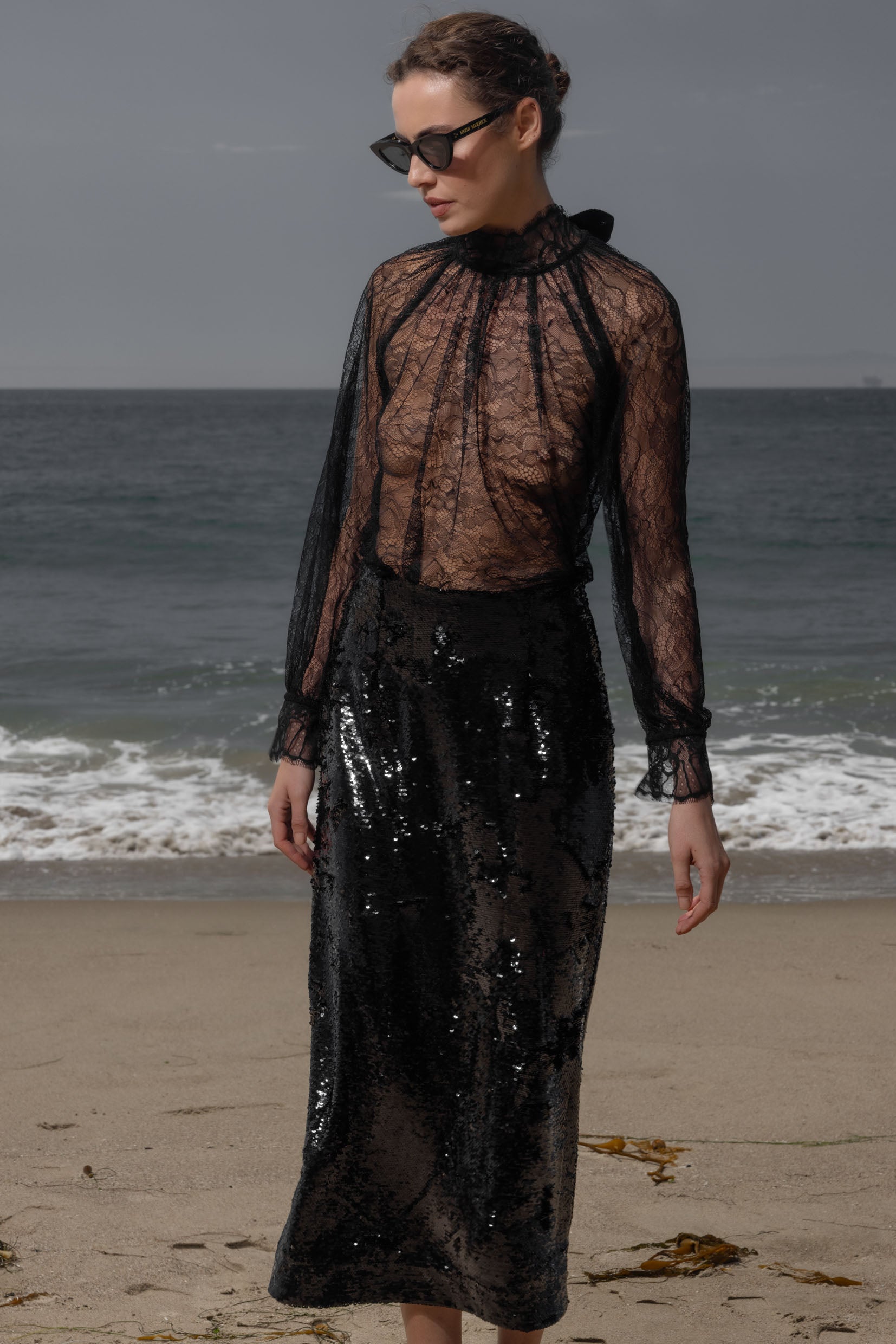 Siren Skirt - Onyx - Heidi Merrick