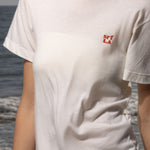 70's SRF LA Slim Tee - Red Embroidered - Heidi Merrick