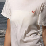 70's SRF LA Slim Tee - Red Embroidered - Heidi Merrick