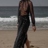 Siren Skirt - Onyx - Heidi Merrick