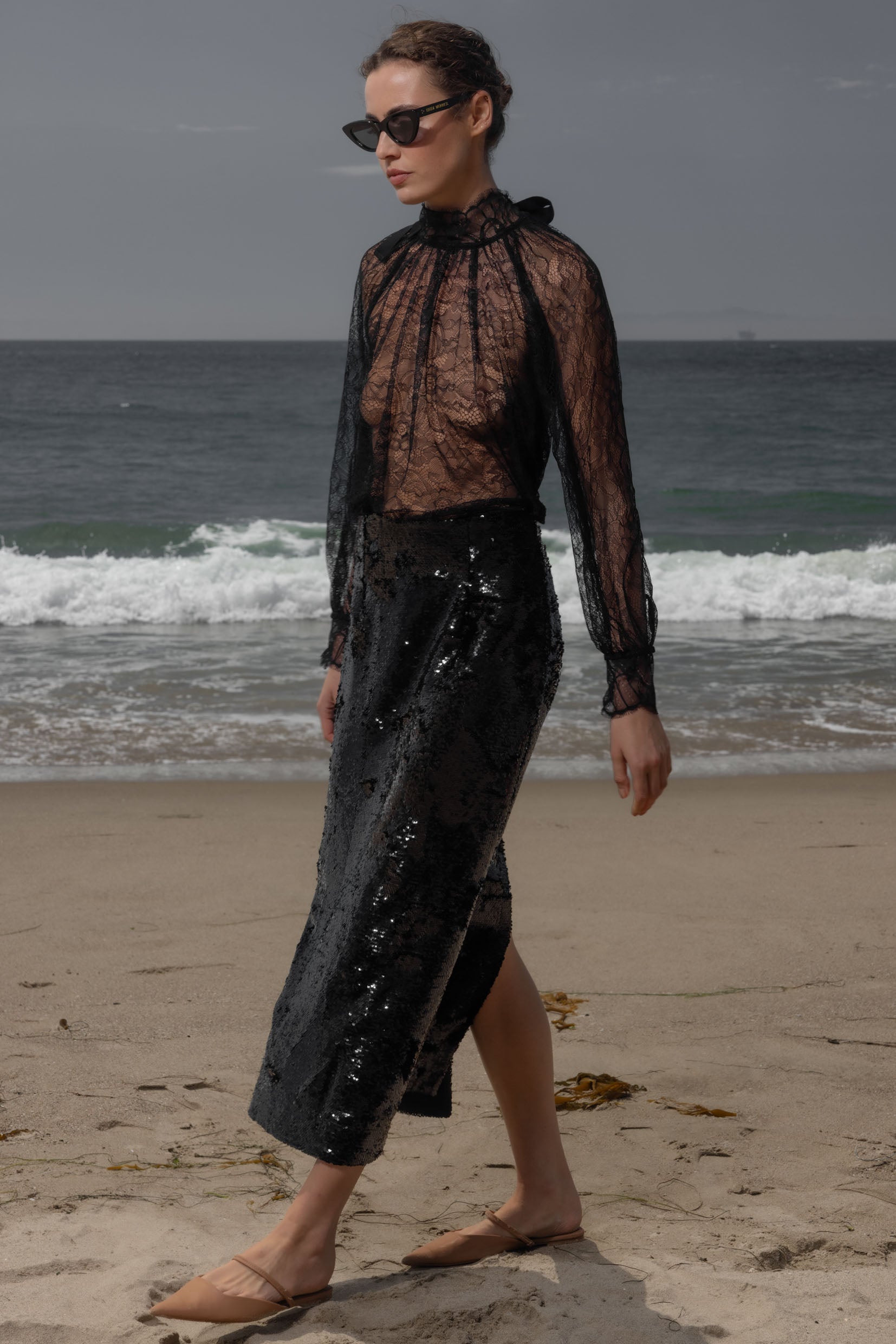 Siren Skirt - Onyx - Heidi Merrick