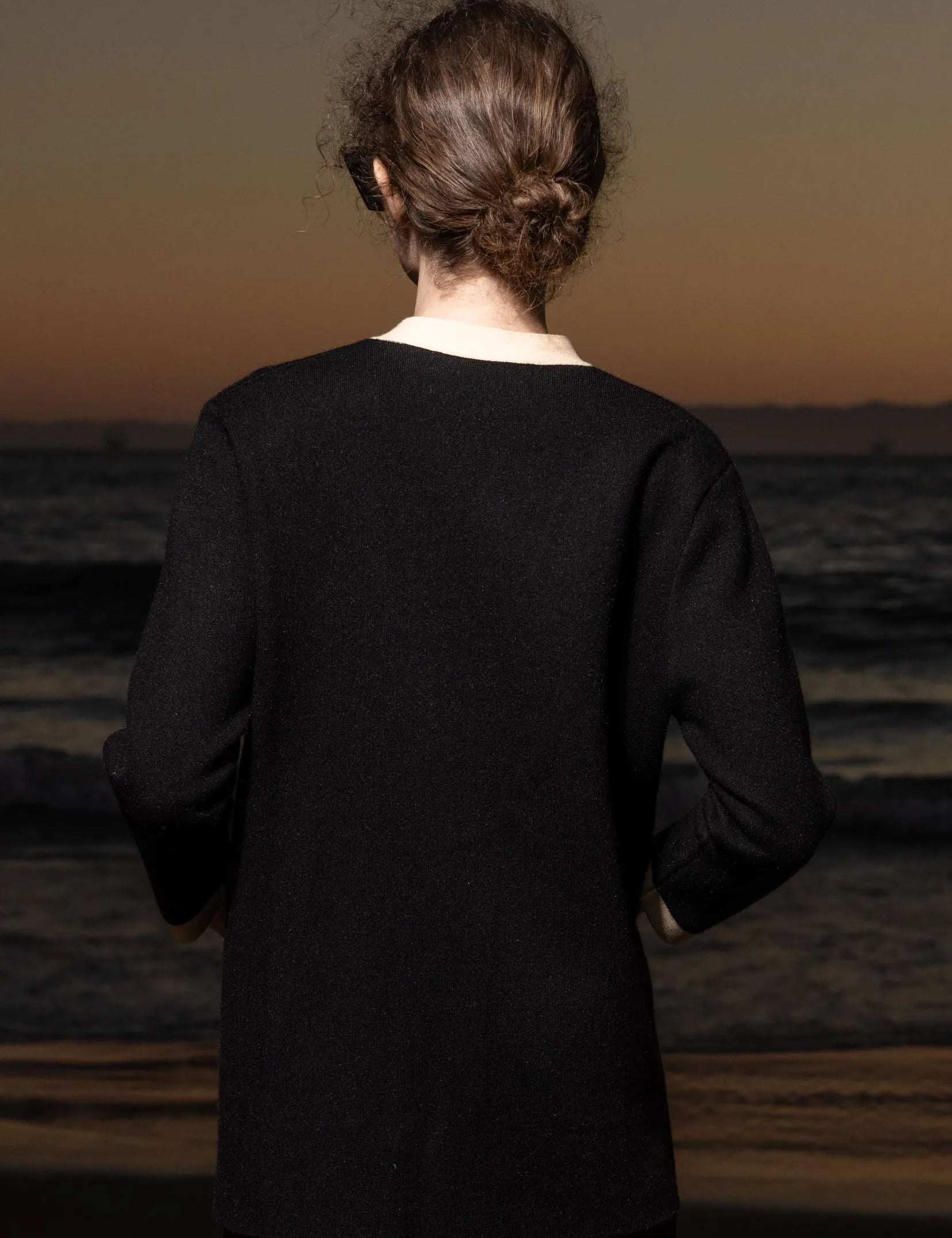 Finny Cardigan - Noir - Heidi Merrick
