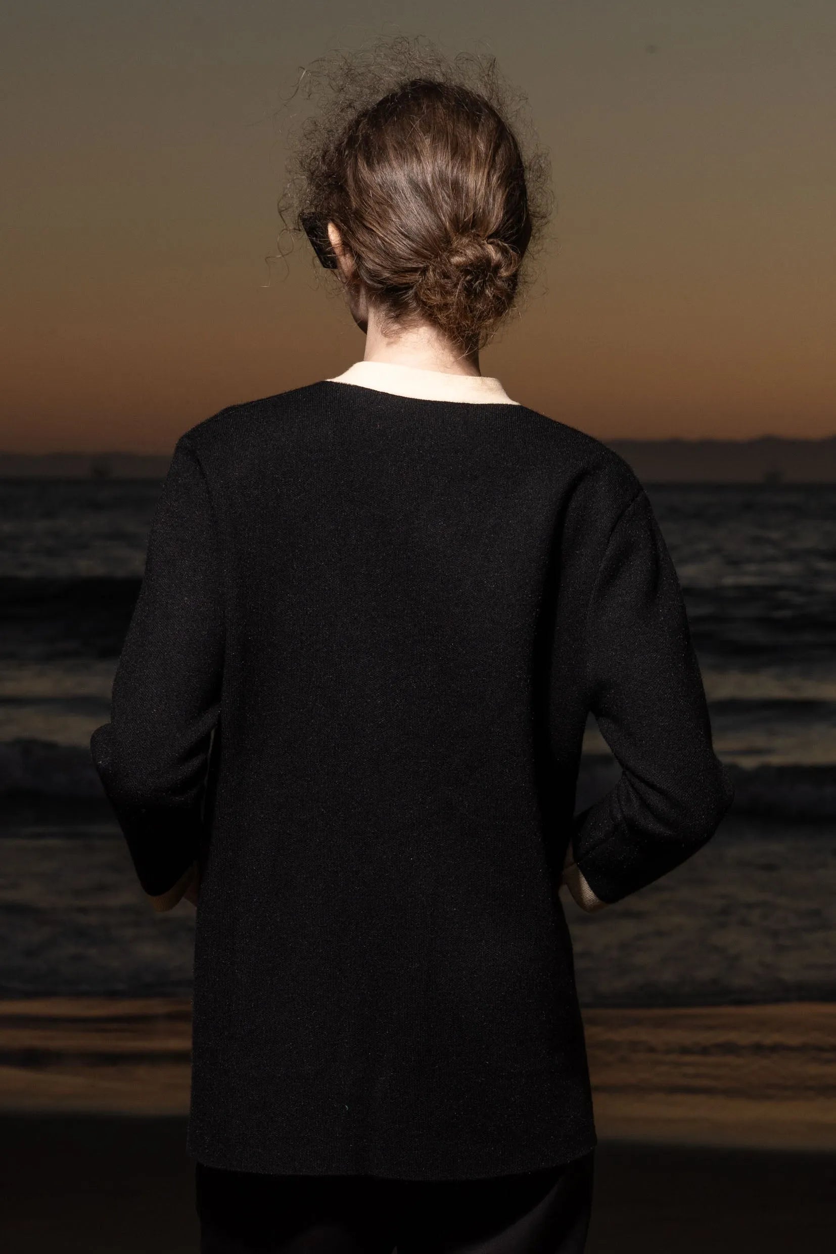 Finny Cardigan - Noir - Heidi Merrick