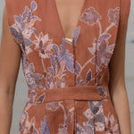 Azadeh Dress - Orange Batik - Heidi Merrick