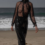 Siren Skirt - Onyx - Heidi Merrick