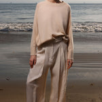 Chaplin Pant - Natural Linen - Heidi Merrick