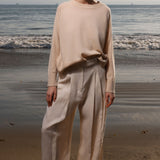 Chaplin Pant - Natural Linen - Heidi Merrick