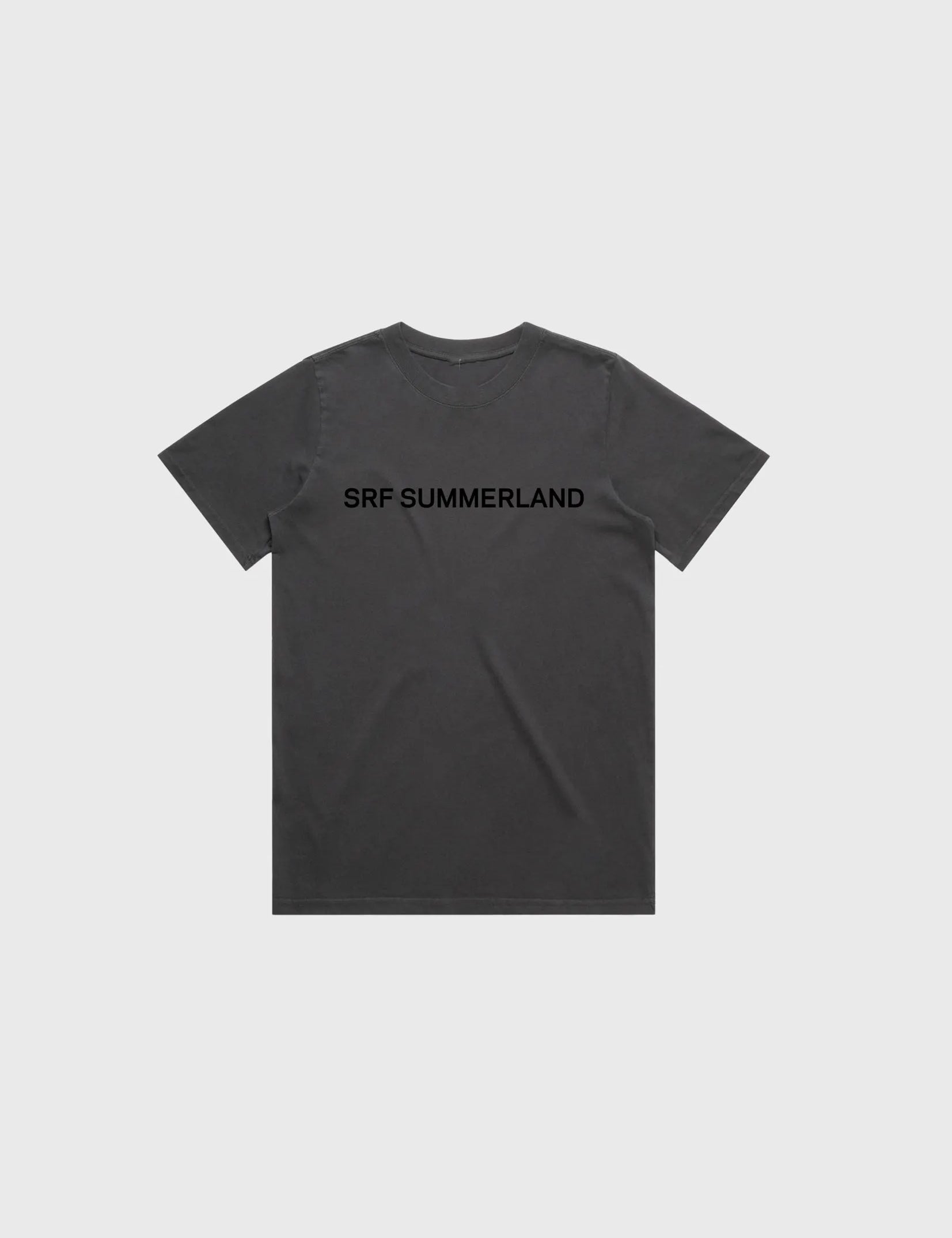 SRF SUMMERLAND Tee - Black on Black - Heidi Merrick