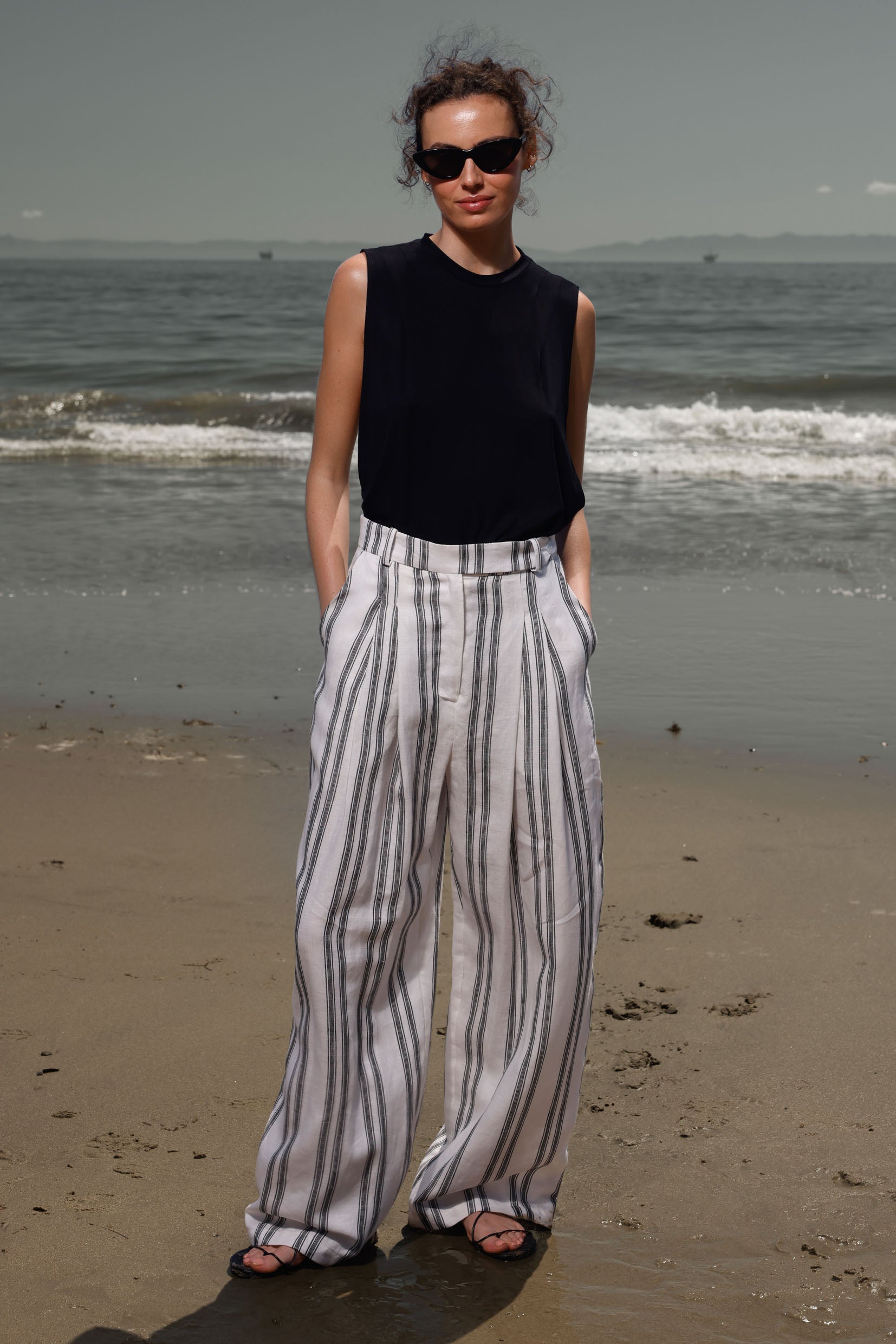 Chaplin Pant - Moroccan Stripe - Heidi Merrick
