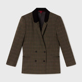 Francoise Blazer - Plaid Wool - Heidi Merrick