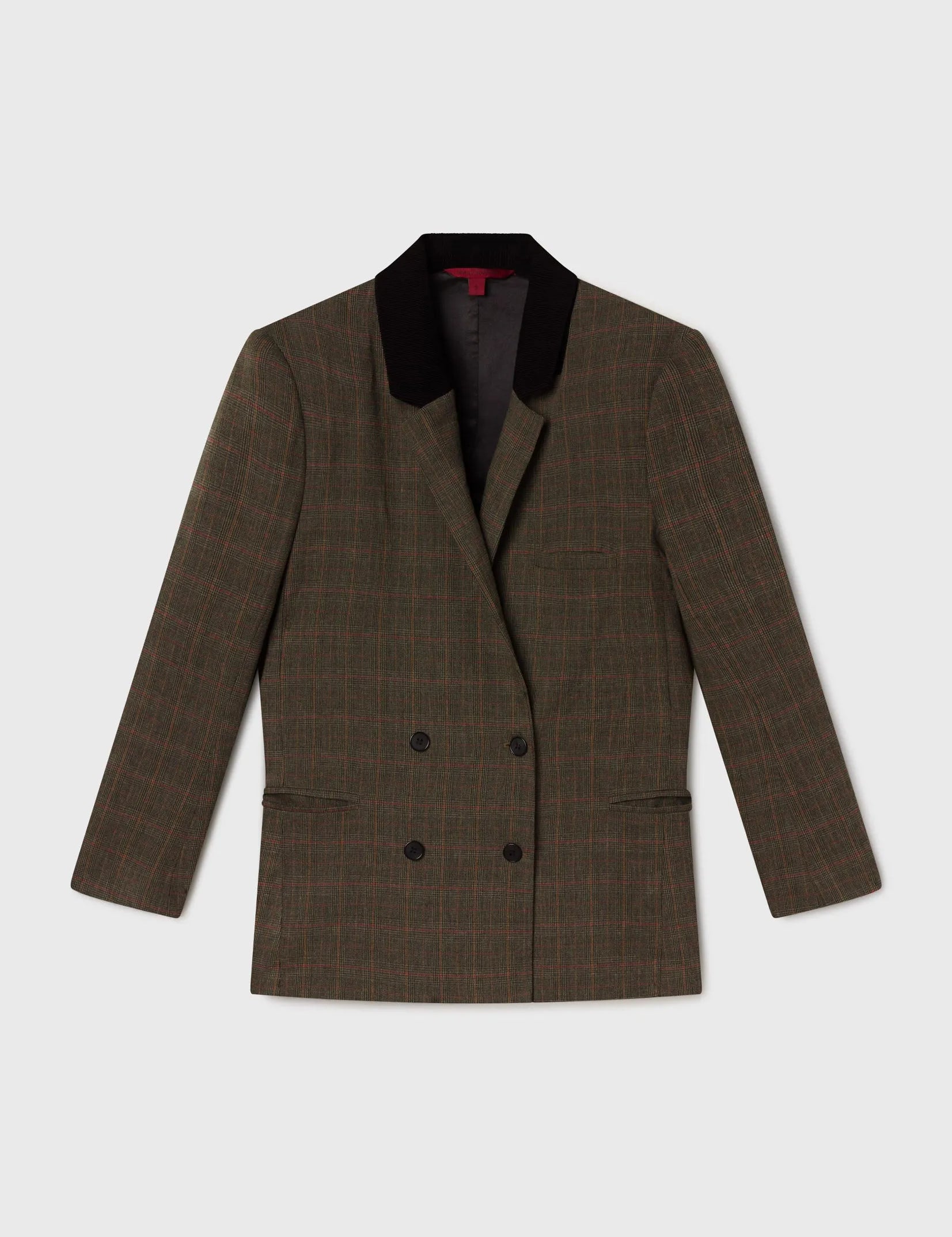 Francoise Blazer - Plaid Wool - Heidi Merrick