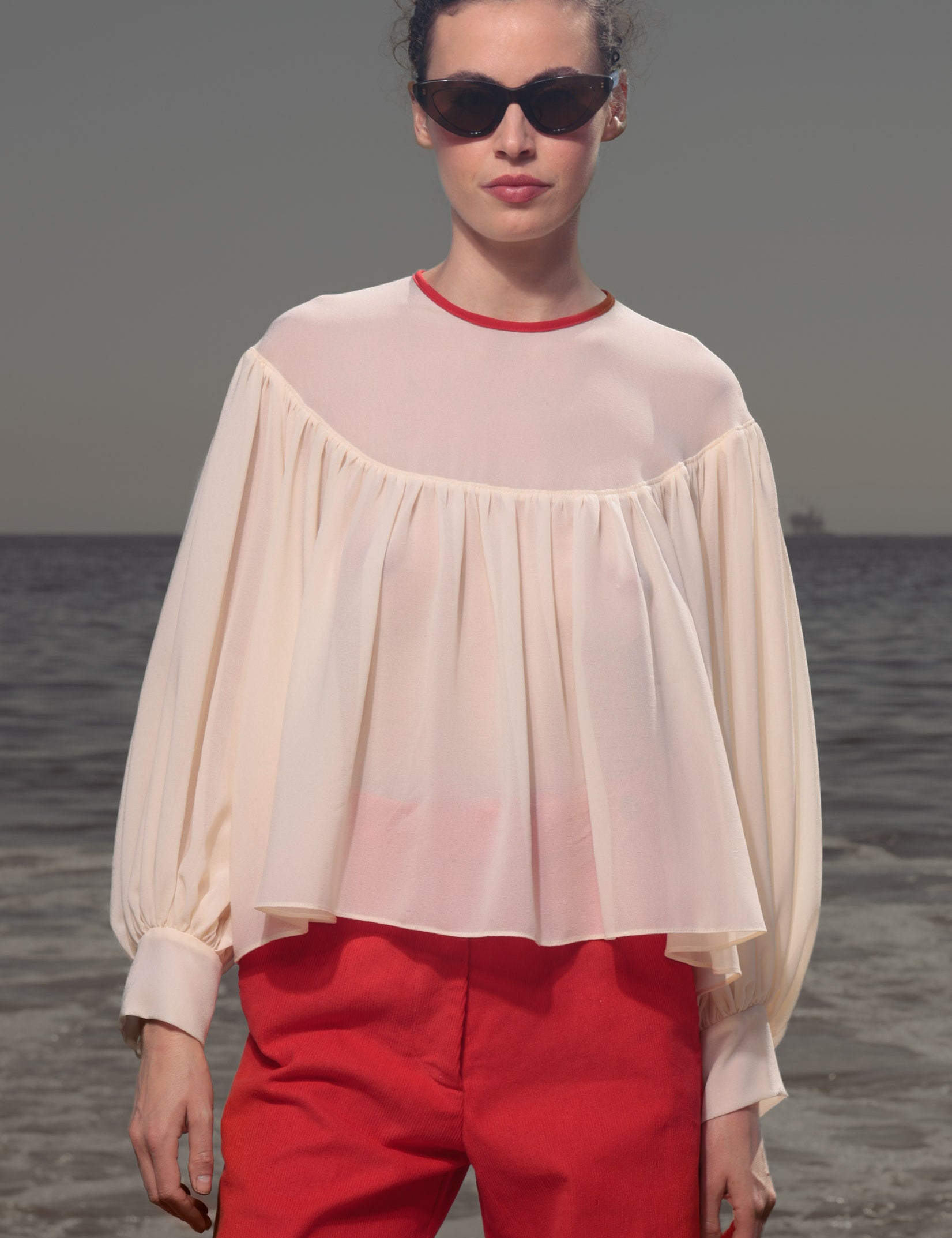 Nova Top - Cream - Heidi Merrick