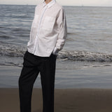 Baptise Pant - Black Linen - Heidi Merrick