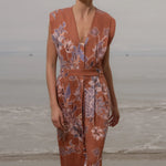 Azadeh Dress - Orange Batik - Heidi Merrick