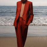 Baptise Pant - Sienna Silk & Hemp - Heidi Merrick