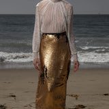 Missive Blouse - Cream Dentelle De Calais - Heidi Merrick