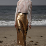 Siren Skirt - Black & Gold - Heidi Merrick