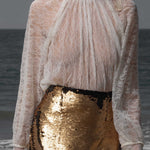 Missive Blouse - Cream Dentelle De Calais - Heidi Merrick