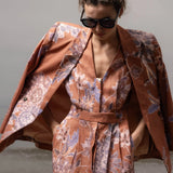 Azadeh Dress - Orange Batik - Heidi Merrick